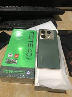 Infinix Note 40pro with box or original charger