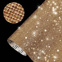 Crystal Mesh Rhinestone Glue Diamond Ribbon DIY Decoration Sticker