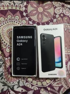 galaxy a24 10/10 brand new all accessories  8/128 gb