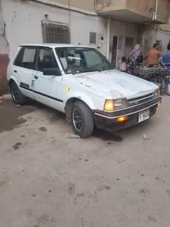 Daihatsu Charade 1986 100% orignal.  Brown interior