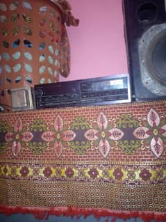 1.10 speaker and 2 woofer black egg