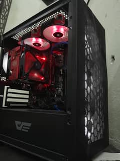 Ryzen gaming pc with gaming case