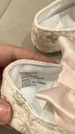 Monsoon Fancy Shoes 3-6months