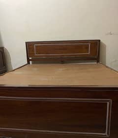 Double bed with mattress
