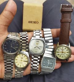 seiko 5 Home used clean movements watches