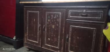 IRON TABLE WITH DRAWER