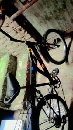cycle woman in black colour
