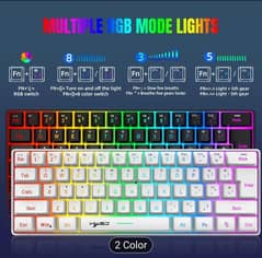 HXSJ ,New thin Film Wire Game Keyboard USB-C Key Cable