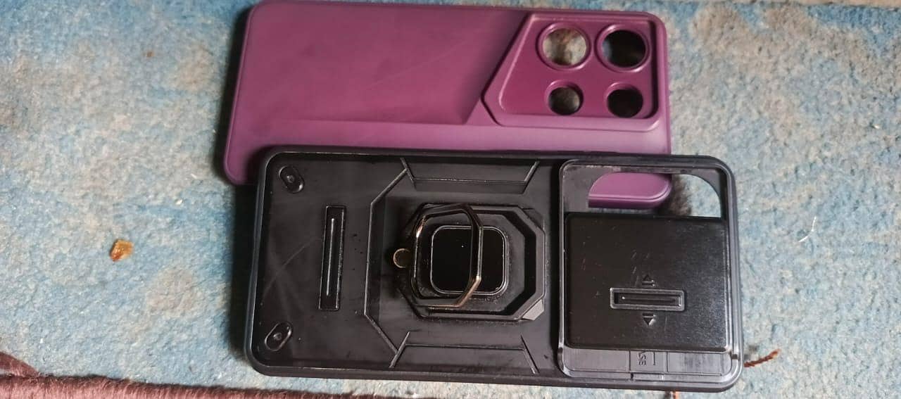 Redmi Note 13 (12/256 GB) New Box open with Metallic & Soft Backcovers 9