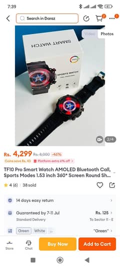 TF10 pro smart watch