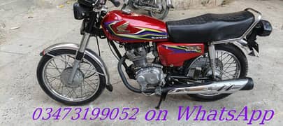 Honda CG 125 urgent for sale model 2017. . 03473199052