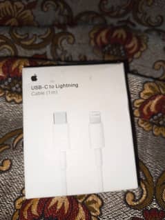 original apple data cable lightning to USB c