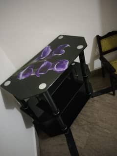 TV Trolley Glass Base