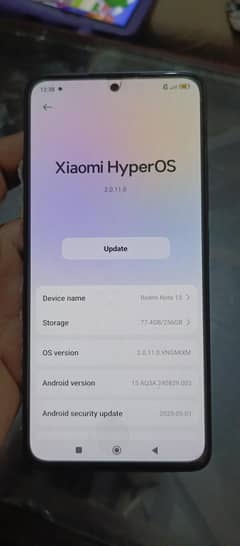 Redmi note 13 compelt box  3 month warenty
