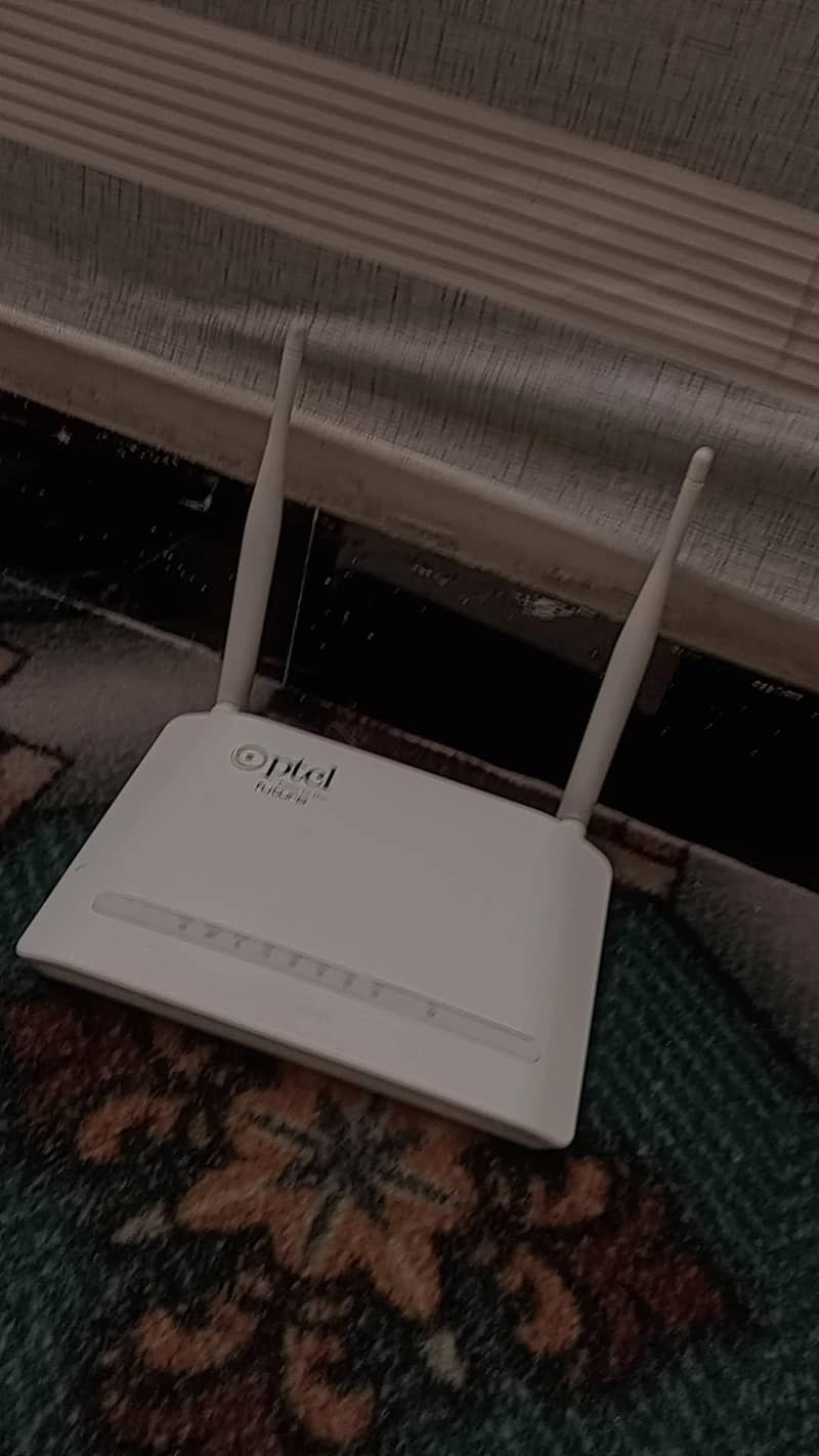 ptcl  modem router with 2 connection  cable 1