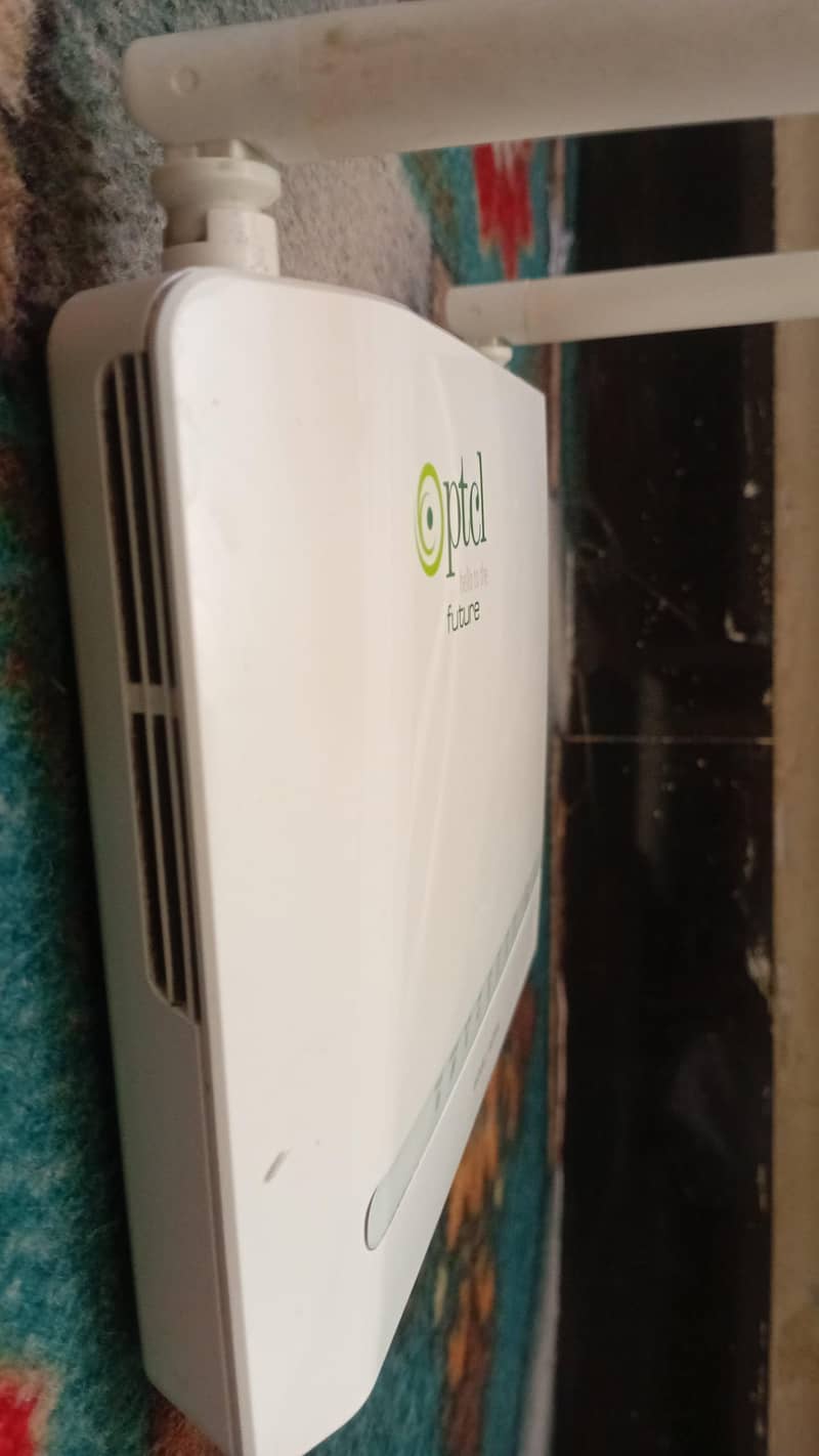 ptcl  modem router with 2 connection  cable 3
