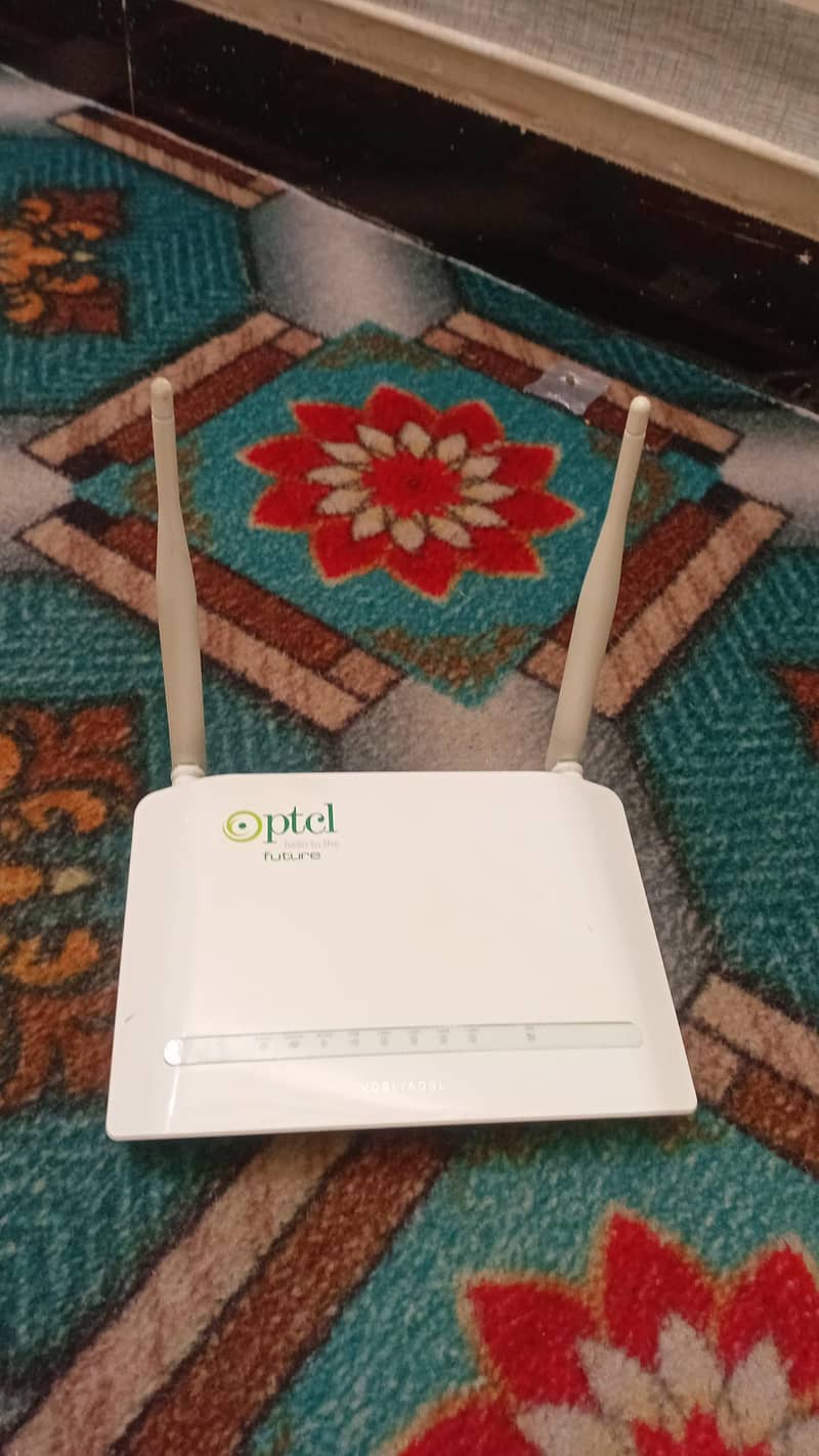 ptcl  modem router with 2 connection  cable 5