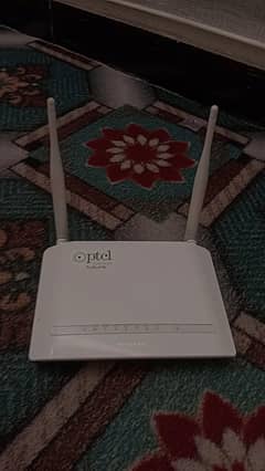 ptcl  modem router with 2 connection  cable
