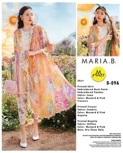 *Brand Name* MARIA. B (2025) *Category* _M. PRINT LAWN 3PC_