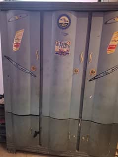 Used three door Iron Wardrobe