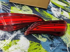 Toyota Yaris Back Bumper LED light Audi style