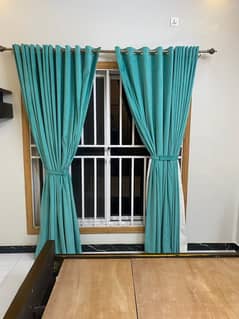 Velvet curtains