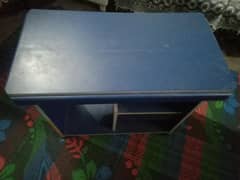 Computer table with single drawer