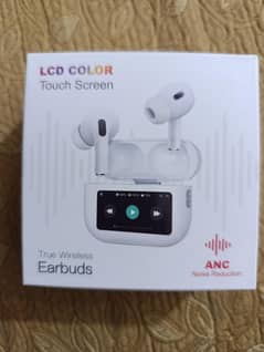 True Wireless Earbuds LCD COLOR Touch Screen