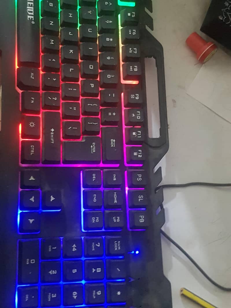 this rgb keyboard and mouse with box 0