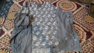 embroided shirt trouser