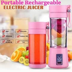 Portable USB Rechargeable Juicer Blender with 6 Blades | 380ml | Gym