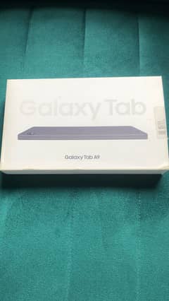 Only box open Samsung Galaxy A9 tab with charging cable