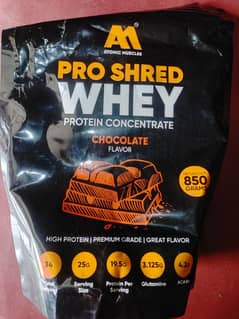 Pro shred by Atomic muscle Whey protein concentrate