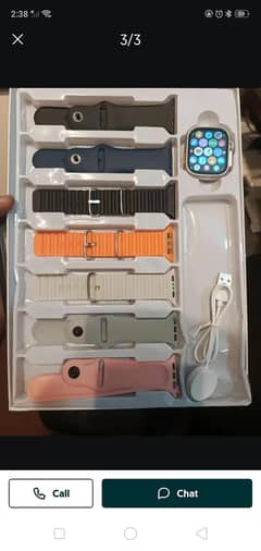 Ultra 2 Smart watch with 7 straps