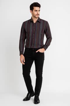 Men's Shirt by Red Herring (Size: Large) – With Cufflink-Style Cuffs