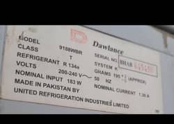 Dawalance refrigerator for sale