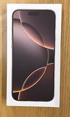 16 pro max, Desert Titanium, Non PTA , 256GB
