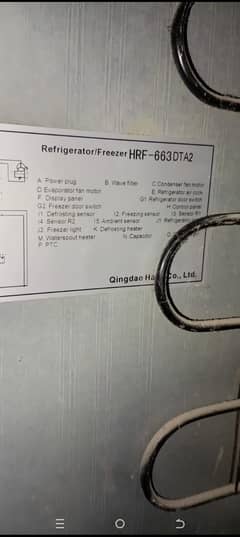 2 door Haier refrigerator