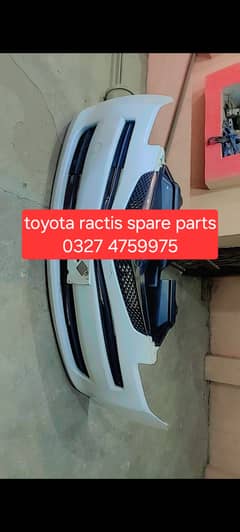 Toyota ractis bumper