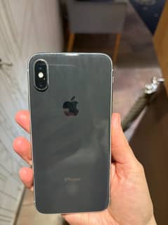 I Phon x factory unlock 64 Gb black colour 10 by 10 condition