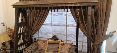 Curtains for sale with lining and size 9*9
