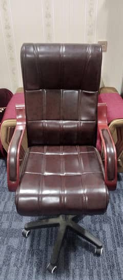 Executive boss office chair - Leather finish