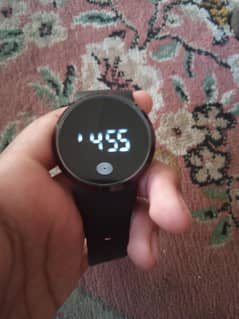 digital watch black color