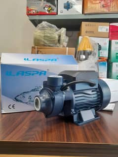 LASPA QB60 Peripheral Water Pump - 0.5 HP, 35 L/min Max Flow, 35m Max