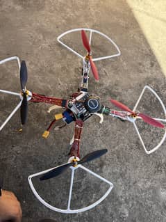 F450 + Flysky Transmitter + Pixhawk + Battery