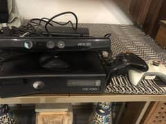 Xbox 360 with camera and 2 controllers