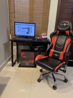 Gaming PC Setup – Nvidia + LCD + Gaming Chair + UPS – Full Package