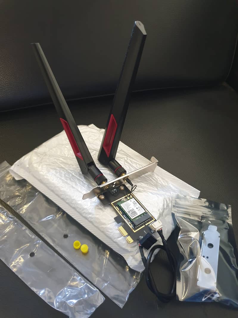 Intel Wifi 6 Card, 9th Gen, 10DBI Asus Antenna, 2030MB, 5G + Bluetooth 2