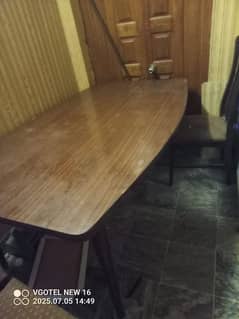 Dinning Table alongwith 8 x Chairs