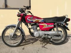 CG 125 2020 model Islamabad Number